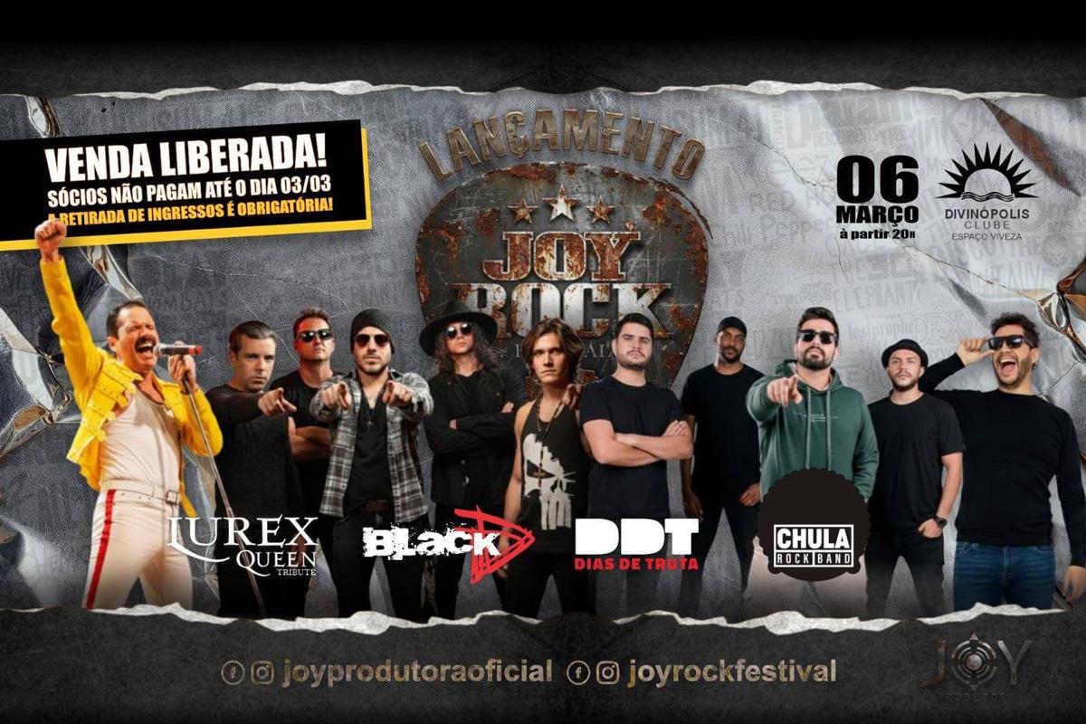 Lançamento Joy Rock Festival